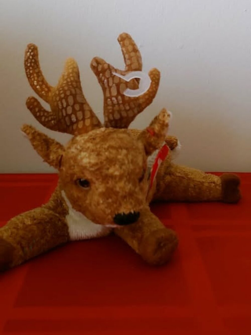 2000, TY BEANIE BABY, ROXIE THE REINDEER!!!